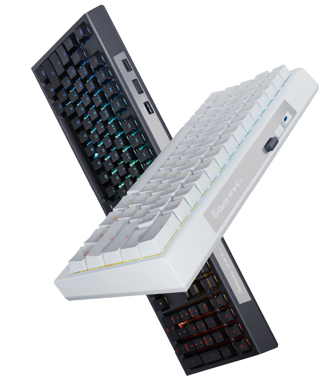 Teclados Ducky Keyboards en Negro e Blanco